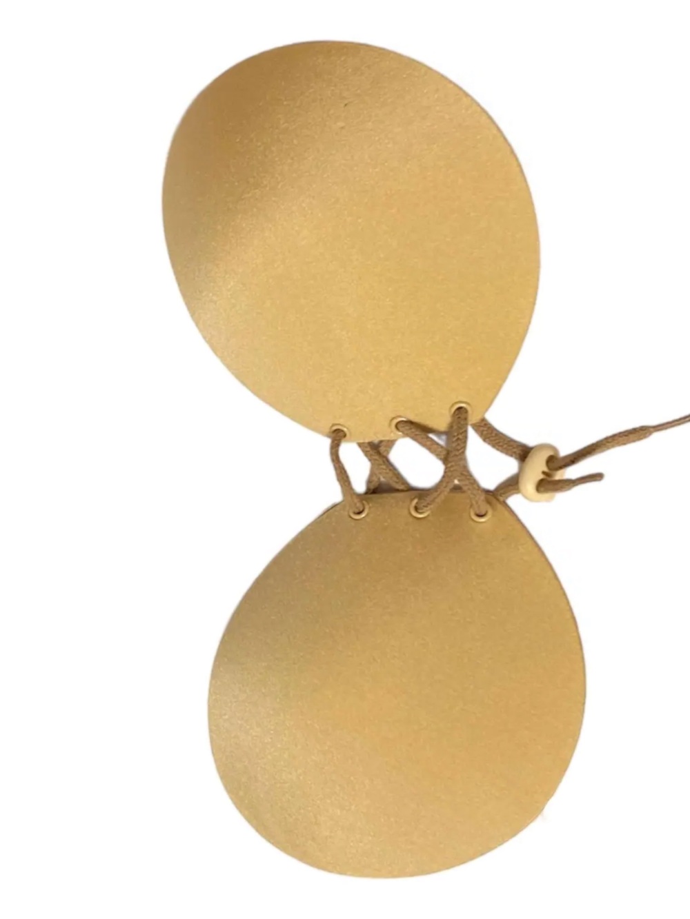 Nude Round Self Adhesive Bra Drawstring Backless Reusable Lift Cups B